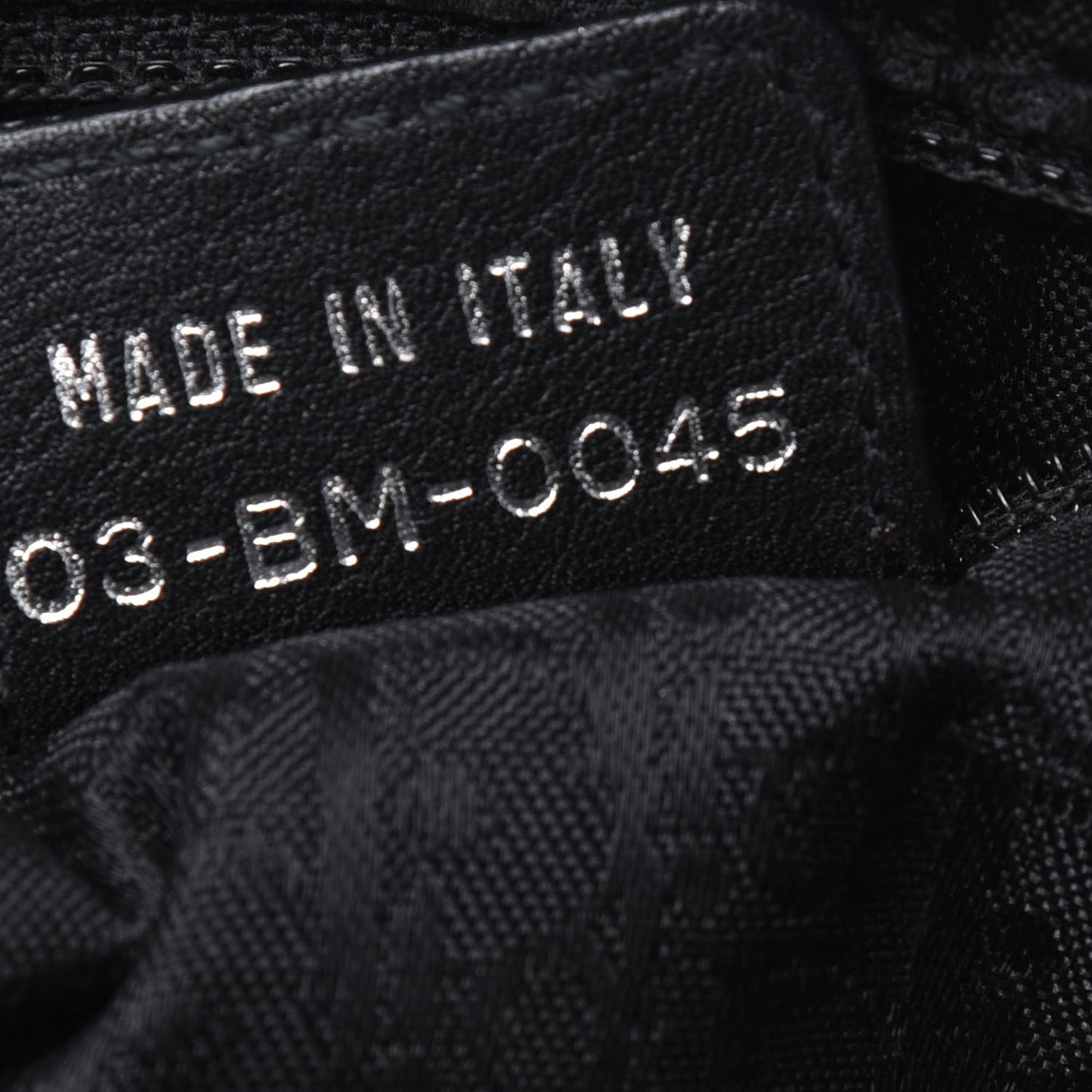 Calfskin Logo Charms Boston Black