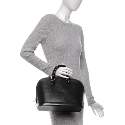 Louis Vuitton Epi Alma PM Black 2 of 6