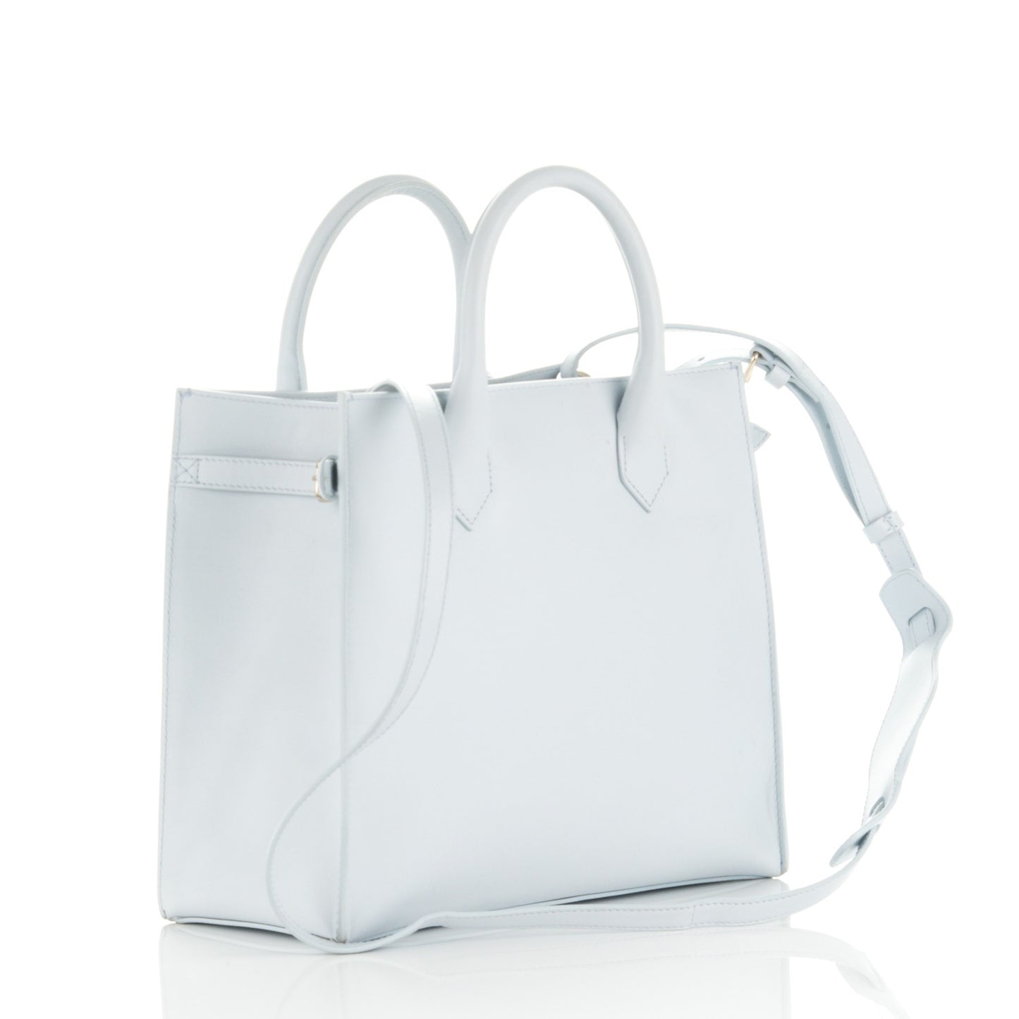 Calfskin Padlock Mini All Afternoon Bleu Cloud