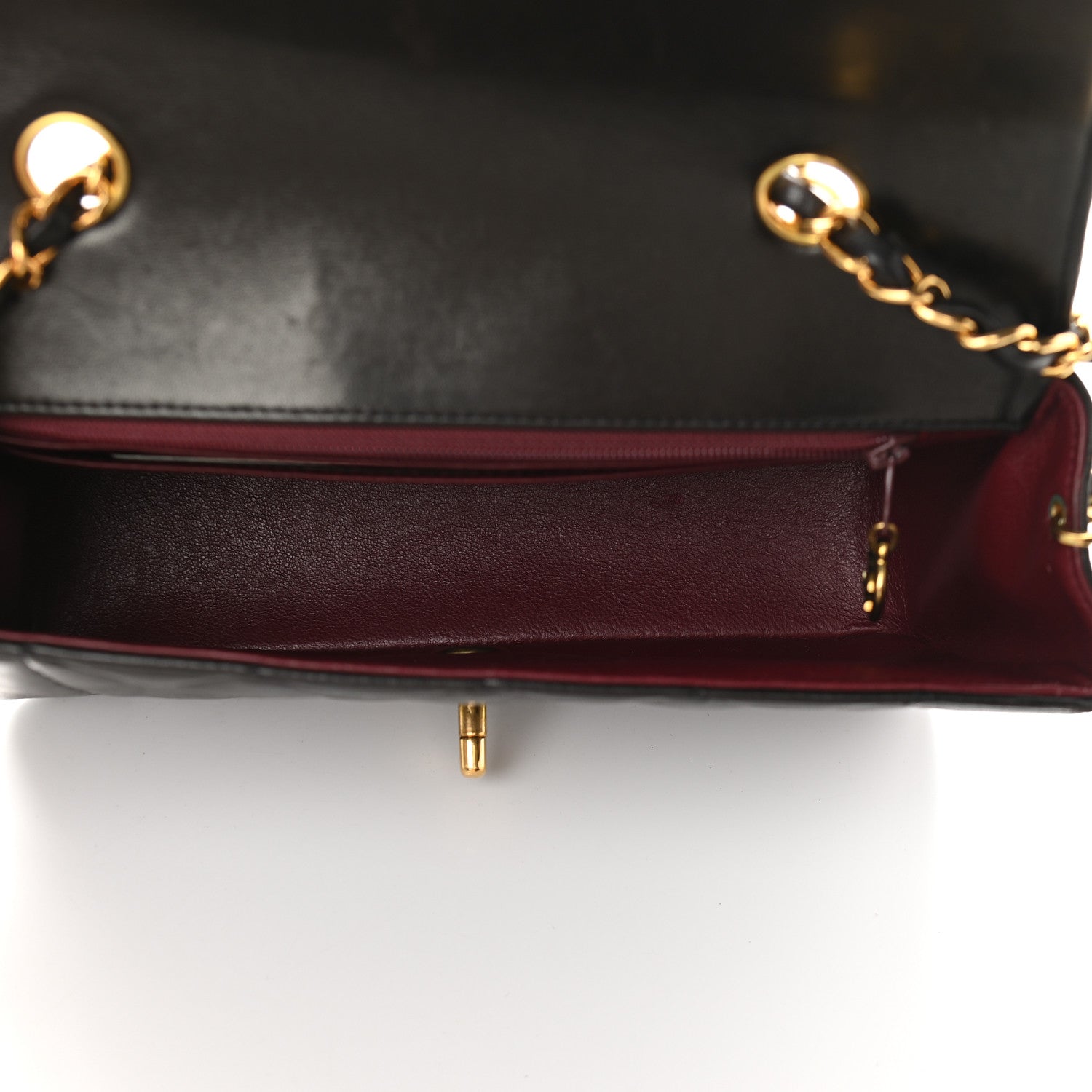Chanel Lambskin Quilted Small Single Flap Black 4 of 9
