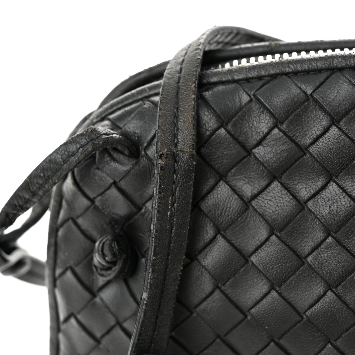 Bottega Veneta Nappa Intrecciato Nodini Bag Black 13 of 15
