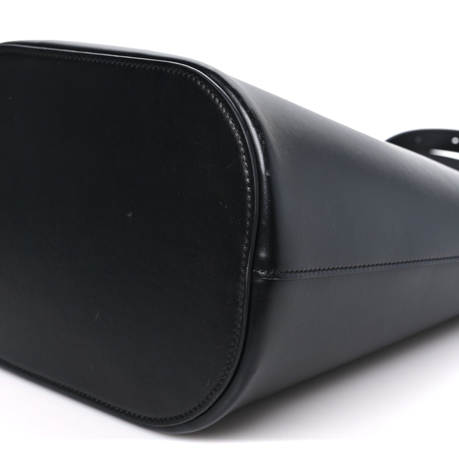 Celine Smooth Calfskin Triomphe Medium Louise Bag Black 10 of 10