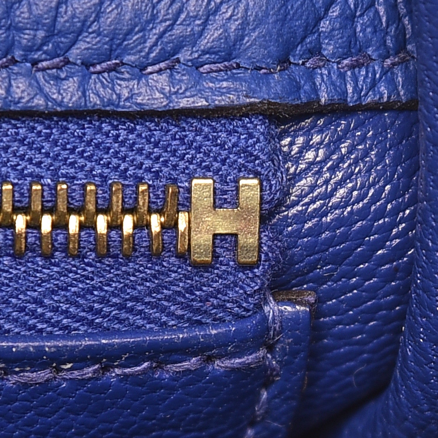 Hermes Togo Kelly Retourne 32 Bleu Electrique 20 of 35
