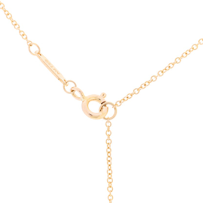 Tiffany 18K Yellow Gold Small T Smile Pendant Necklace 3 of 4