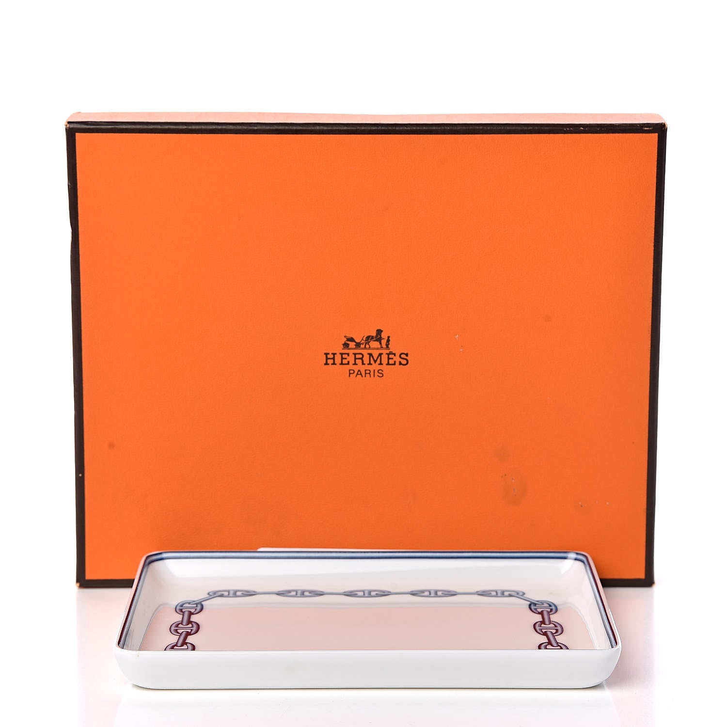 Hermes Porcelain Chaine d'Ancre Sushi Plate 8 of 8