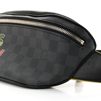 Louis Vuitton Damier Graphite Bumbag Yellow 9 of 12