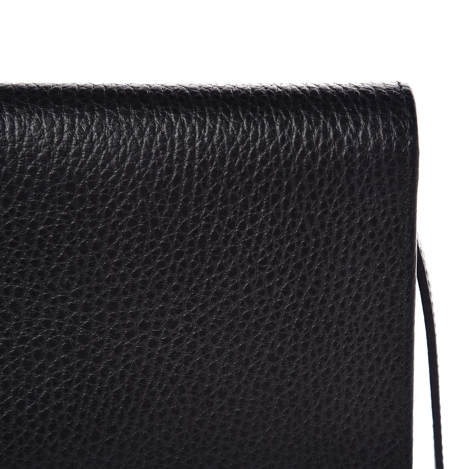 Gucci Dollar Calfskin Mini Swing Wallet Bag Black 11 of 11