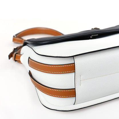 Hermes Epsom Butler Harnais White Black Natural 8 of 10