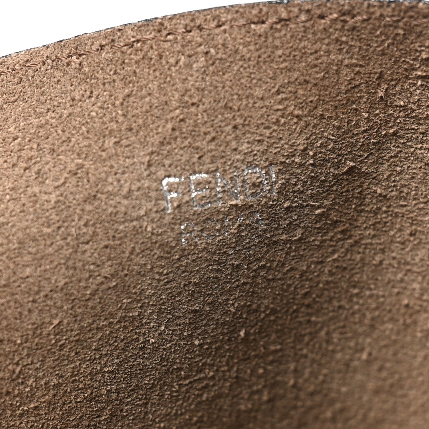 Fendi Vitello Vienna Enamel F is Fendi Shopping Tote Tortora Taupe 8 of 13