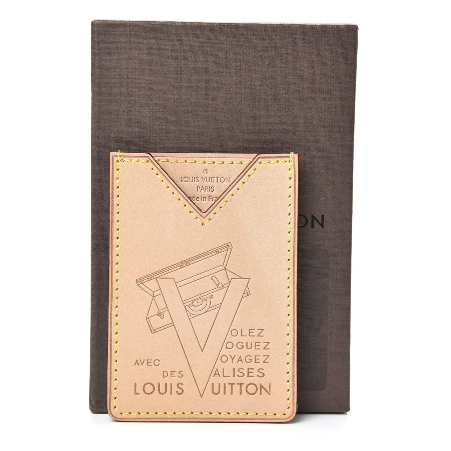 Vachetta Voyages Card Holder