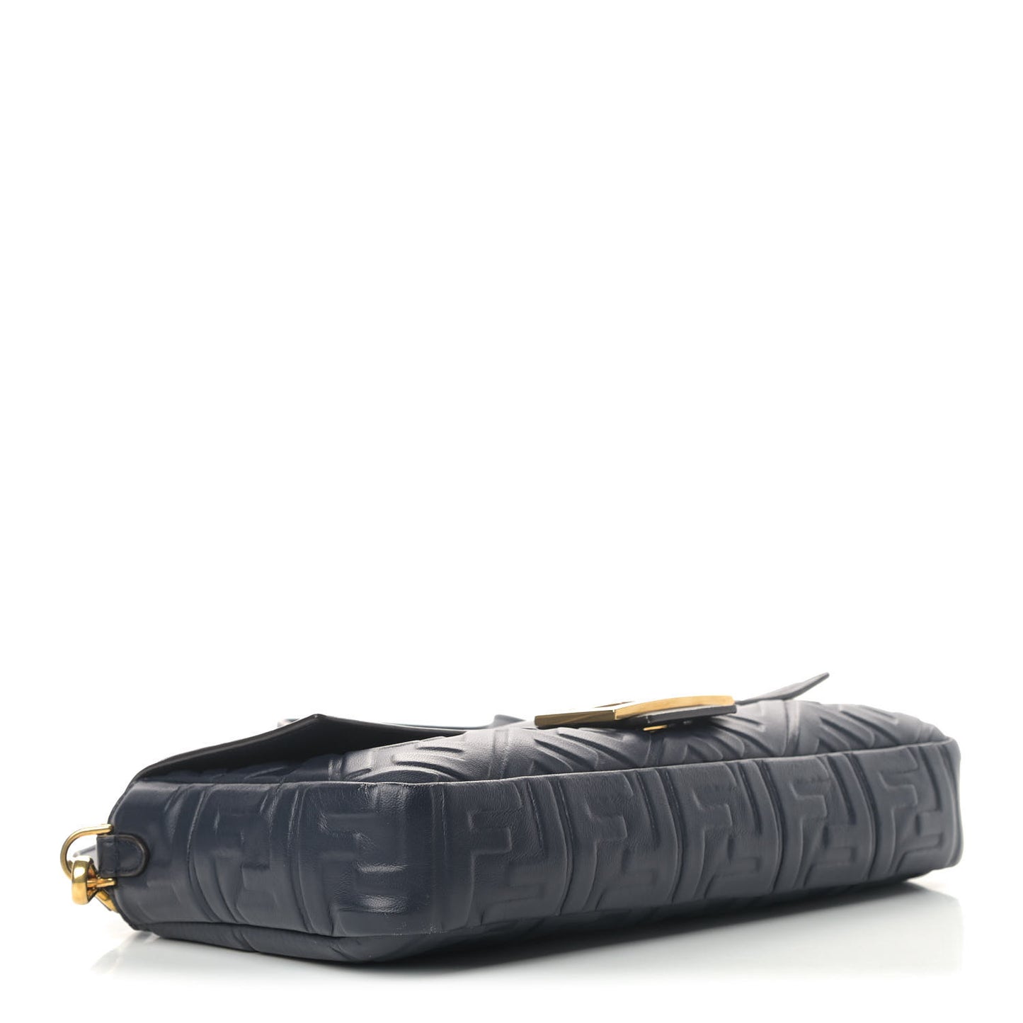 Nappa FF 1974 Embossed Large Baguette Midnight