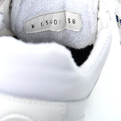Chanel Calfskin Mesh Lycra Womens Logo Sneakers 38 White 9 of 9