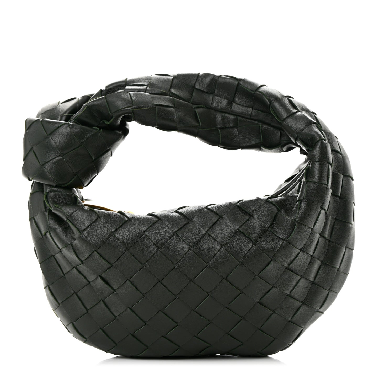 Nappa Intrecciato Mini Jodie Dark Moss