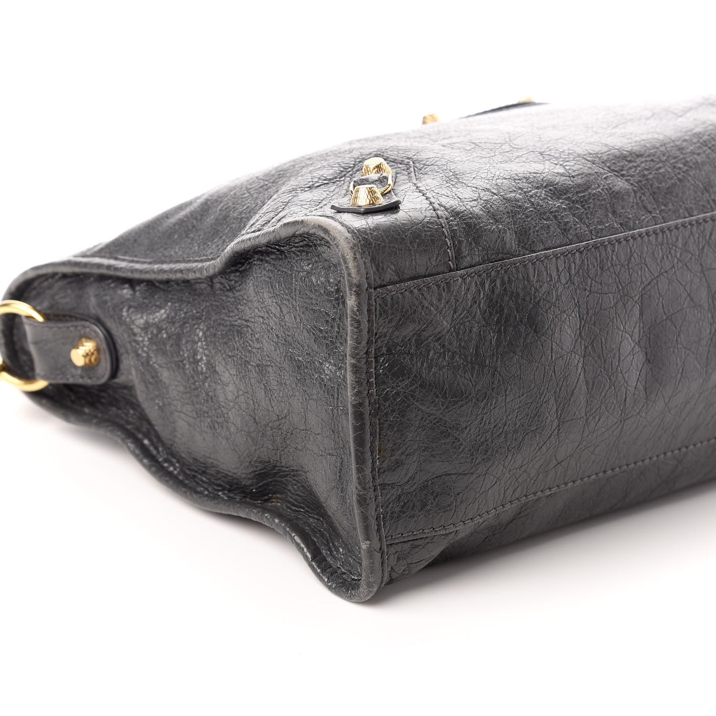 Agneau Giant 12 Gold Hardware City Gris Fossile