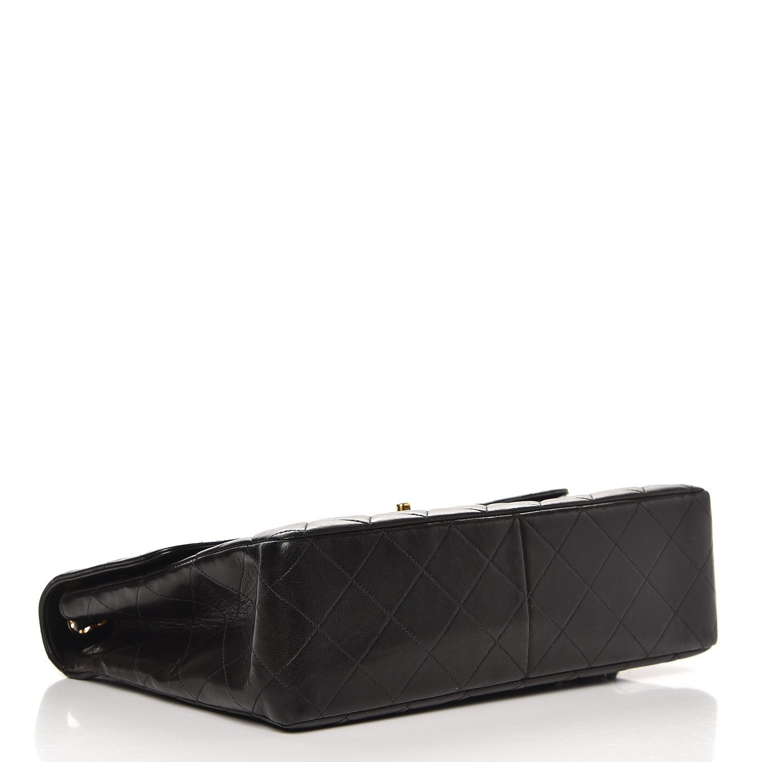 Chanel Lambskin Quilted Jumbo Single Flap Black 4 of 9
