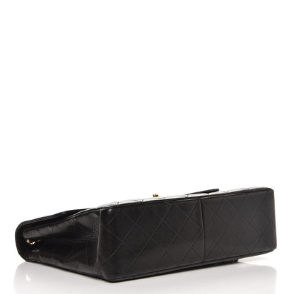 Chanel Lambskin Quilted Jumbo Single Flap Black 4 of 9