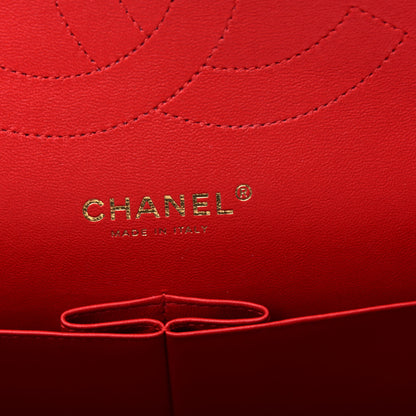 Chanel Caviar Quilted Jumbo Double Flap Red 6 of 11