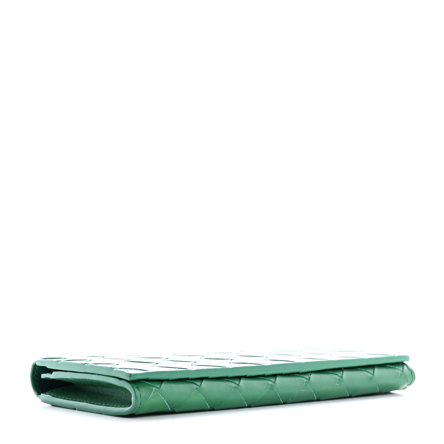 Bottega Veneta Nappa Intrecciato Long Bi-Fold Wallet Racing Green 4 of 8
