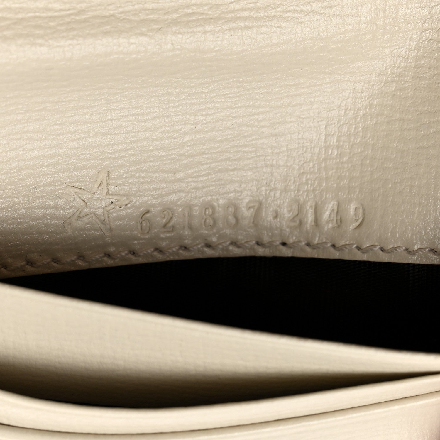 Gucci GG Supreme Monogram Azalea Calfskin Horsebit 1955 Card Case Wallet Beige Ebony Mystic White 7 of 9