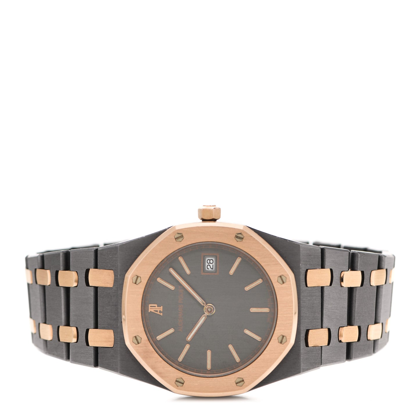 Tantalum 18K Rose Gold 33mm Royal Oak Quartz Watch Grey 56175TR.OO.0789TR.01