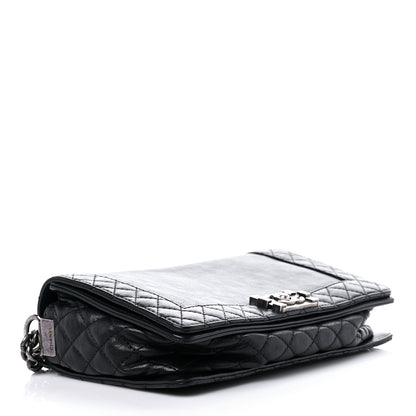 Chanel Calfskin New Medium Boy Reverso Flap Black 4 of 15