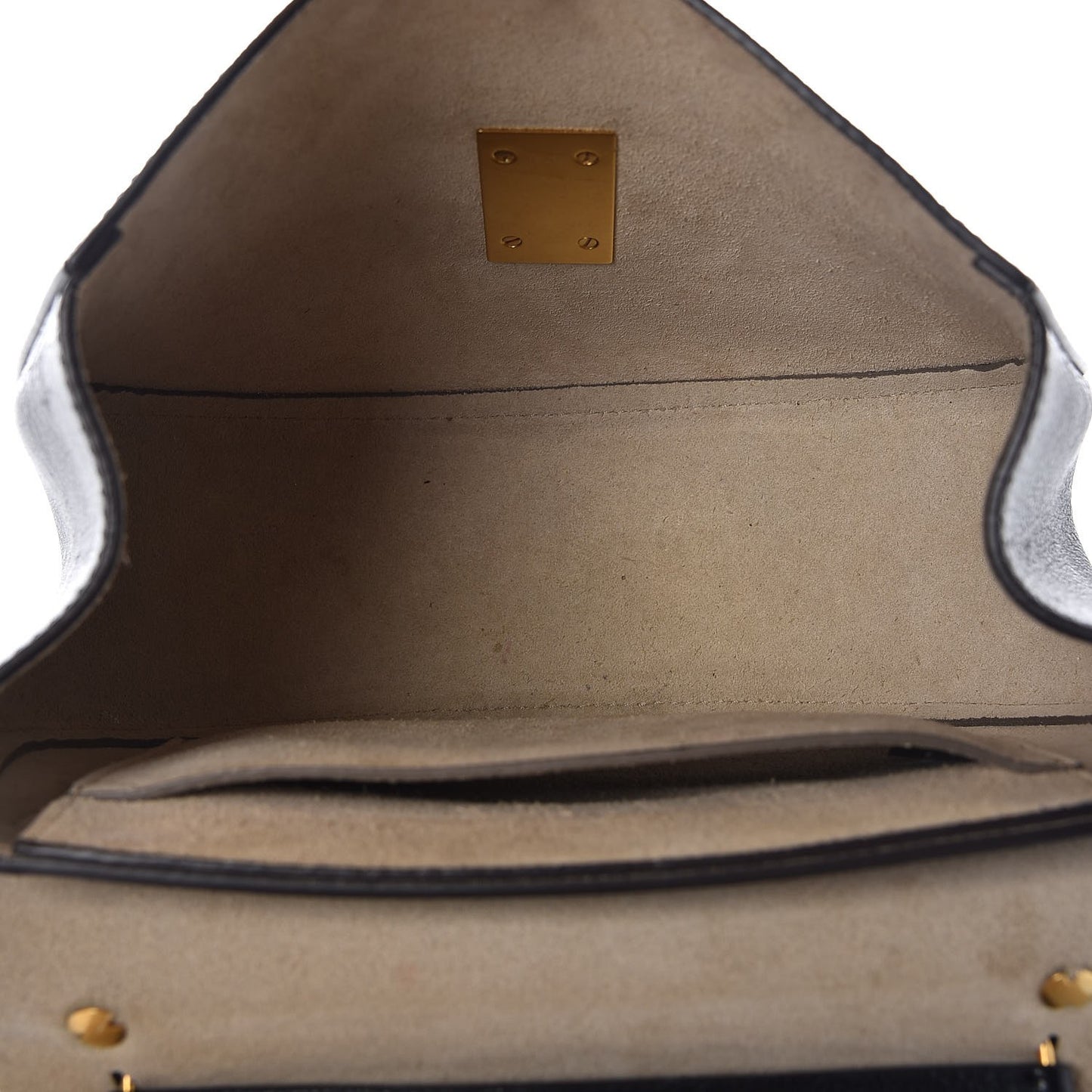 Grained Lambskin Drew Shoulder Bag Black