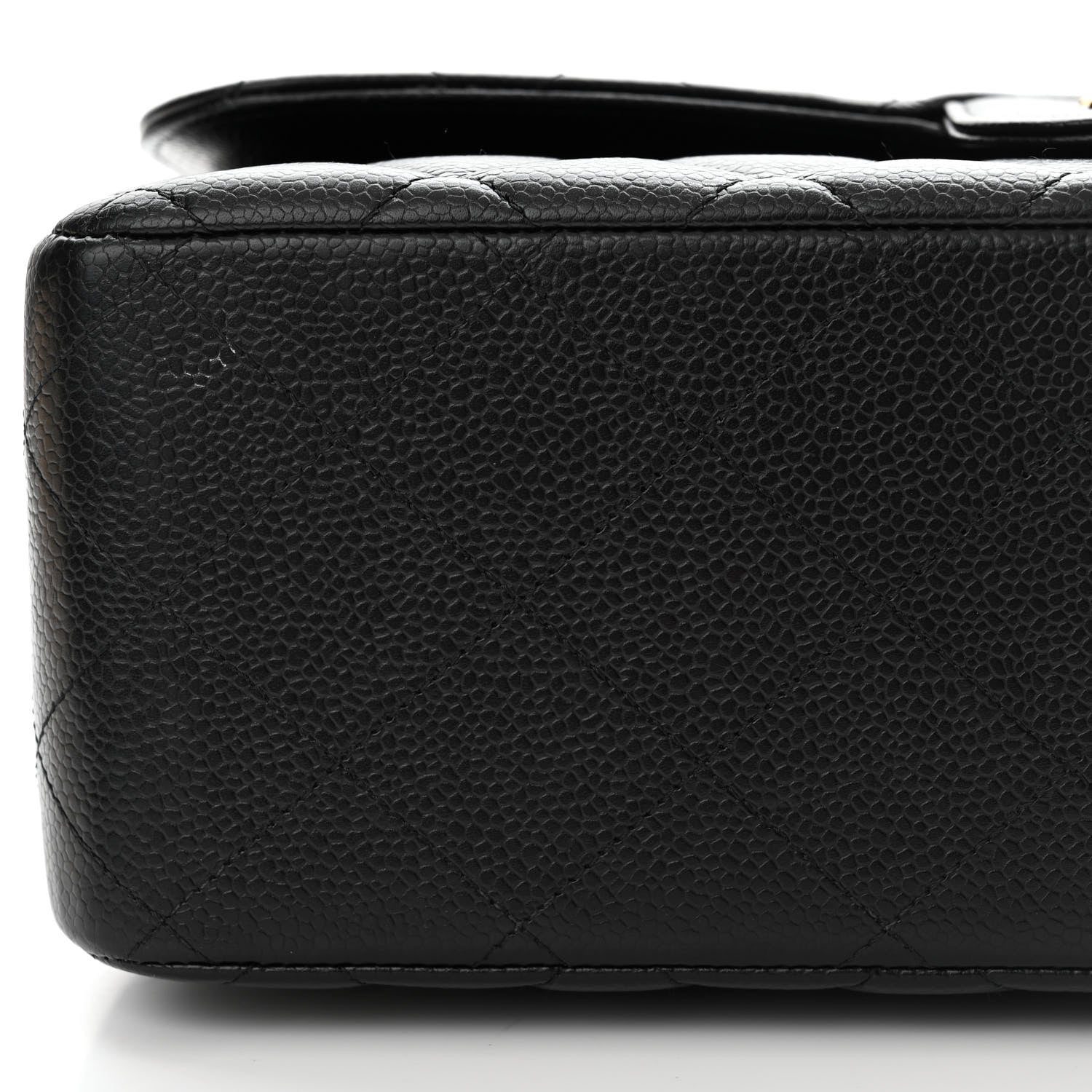 Chanel Caviar Quilted Jumbo Double Flap Black 15 of 15