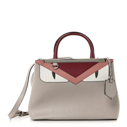 Fendi Vitello Elite Monster Petite 2Jours Tote Polvere Ribes Multicolor 1 of 10