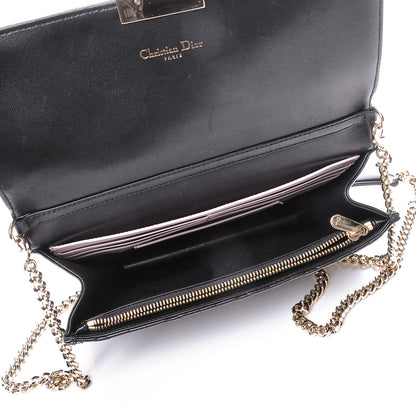 Christian Dior Lambskin Cannage Miss Dior Promenade Pouch Black 5 of 8