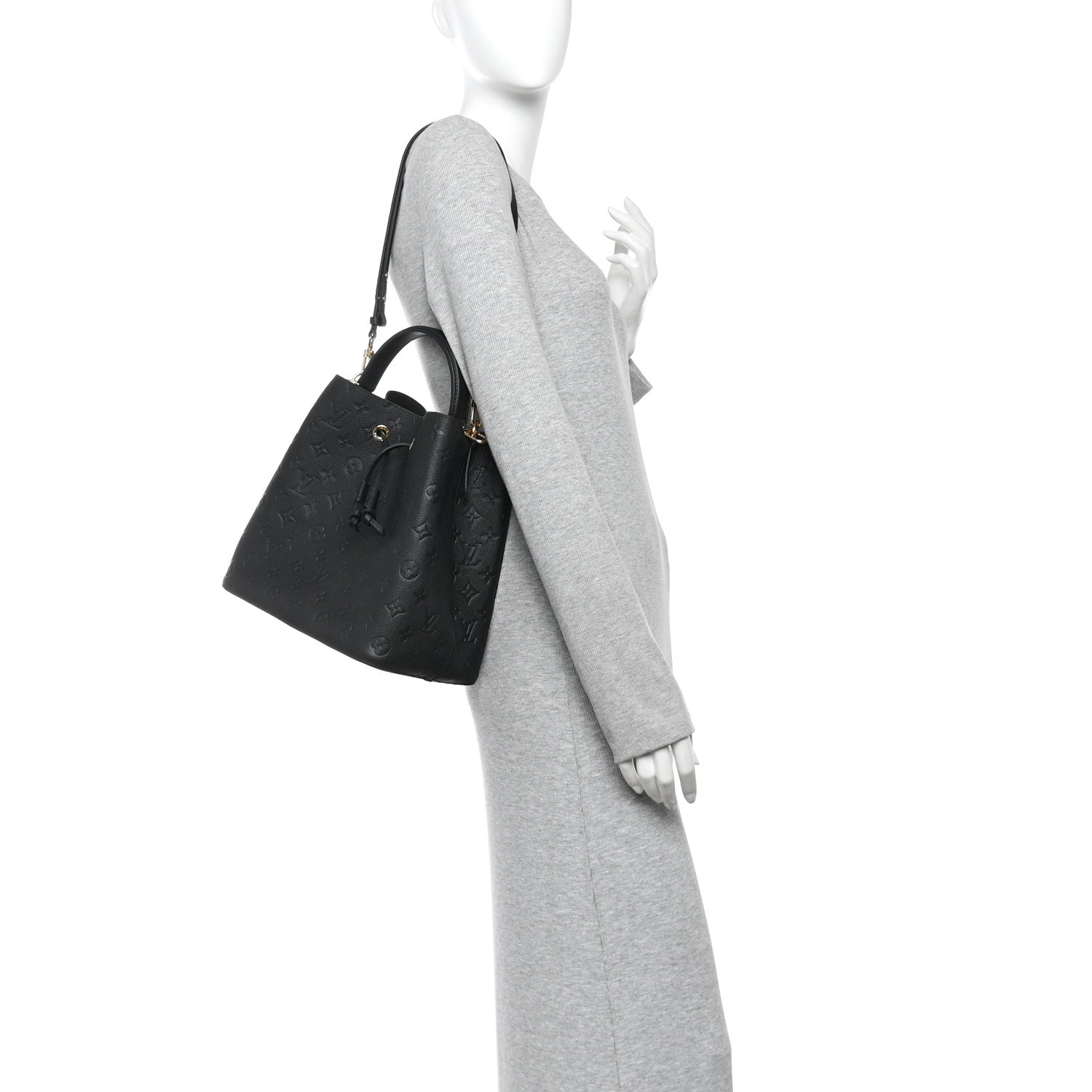 Louis Vuitton Empreinte Neonoe MM Black 2 of 11