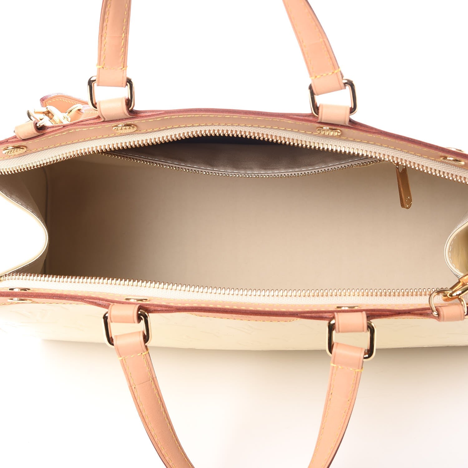 Louis Vuitton Vernis Brea MM Blanc Corail 8 of 10