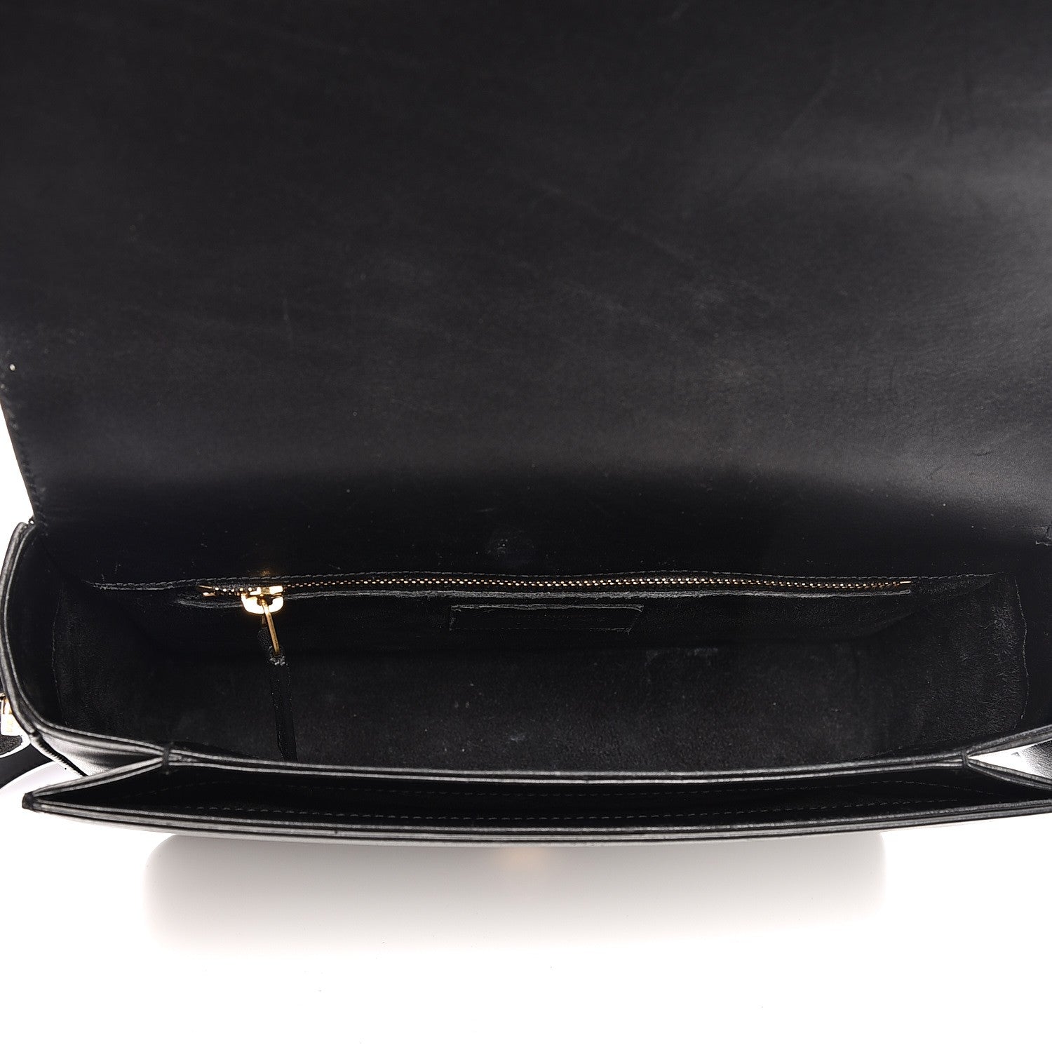 Saint Laurent Smooth Calfskin Medium Classic Monogram Universite Bag Black 5 of 20