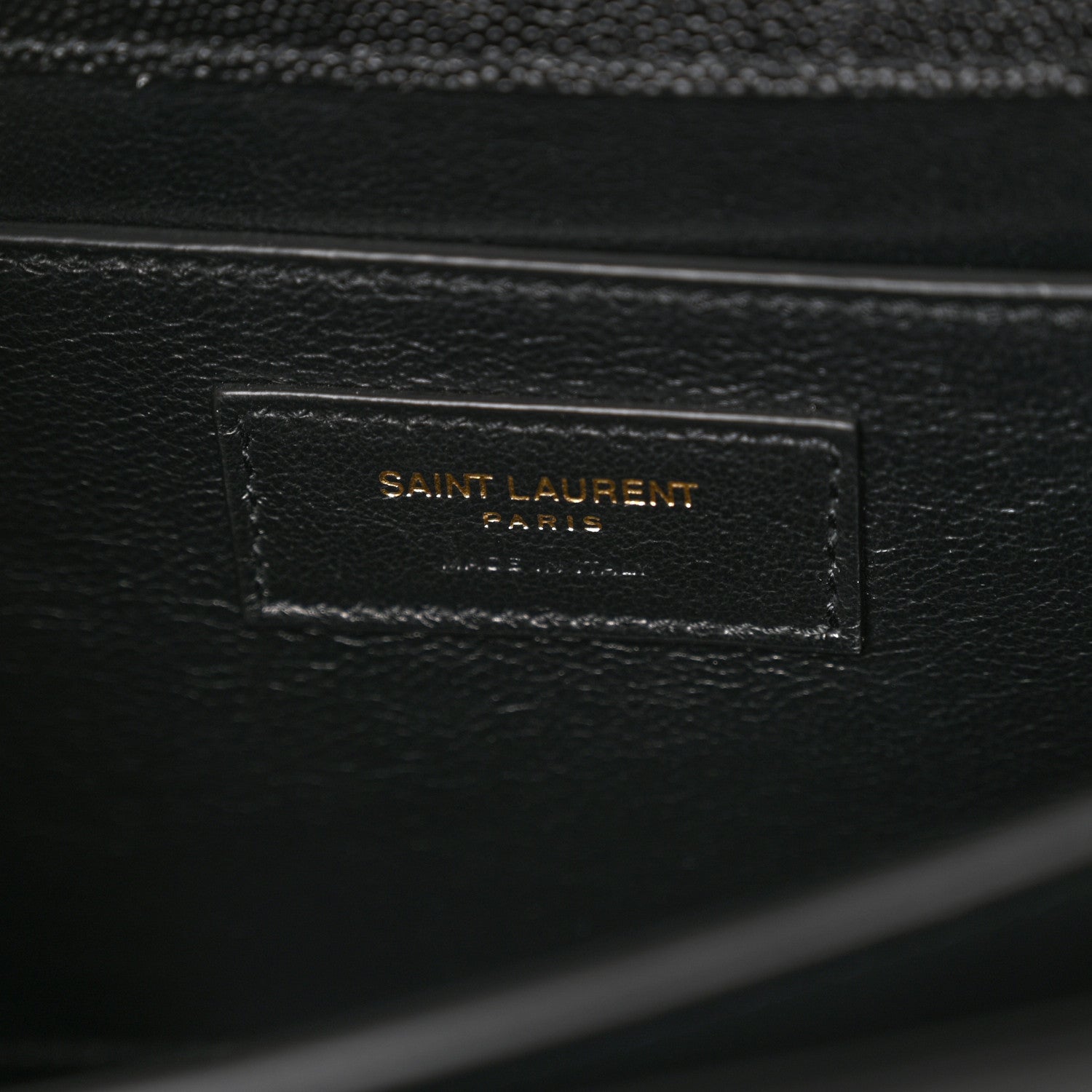 Saint Laurent Grain de Poudre Medium Classic Monogram Cassandra Top Handle Black 7 of 11