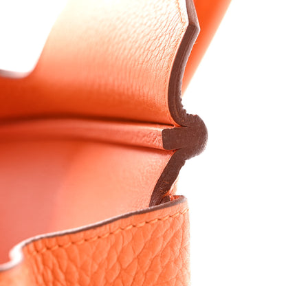 Hermes Taurillon Clemence Birkin 30 Orange 11 of 18