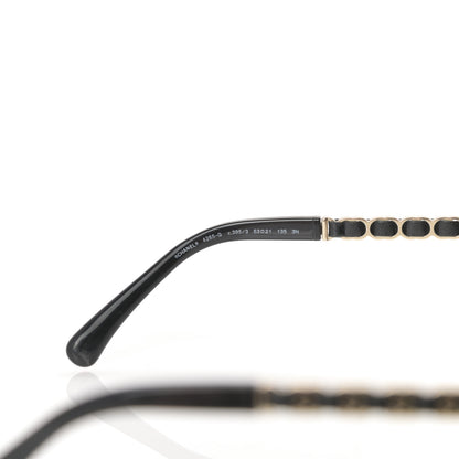 Chanel Metal Calfskin Round Chain Sunglasses 4265-Q Brown 5 of 8