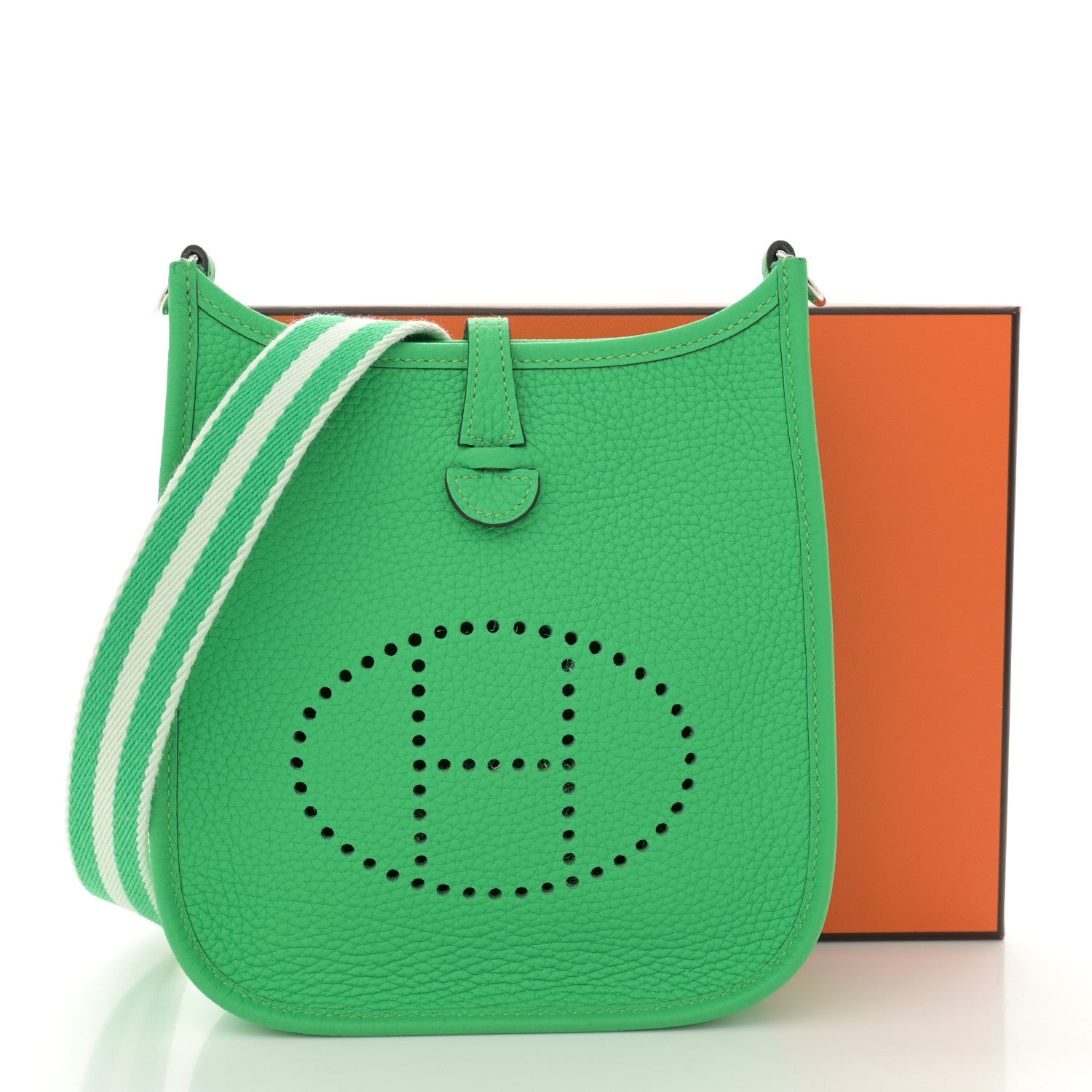 Hermes Taurillon Clemence Amazone Evelyne TPM Vert Comics Vert Fizz 11 of 11