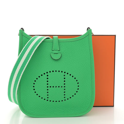 Hermes Taurillon Clemence Amazone Evelyne TPM Vert Comics Vert Fizz 11 of 11