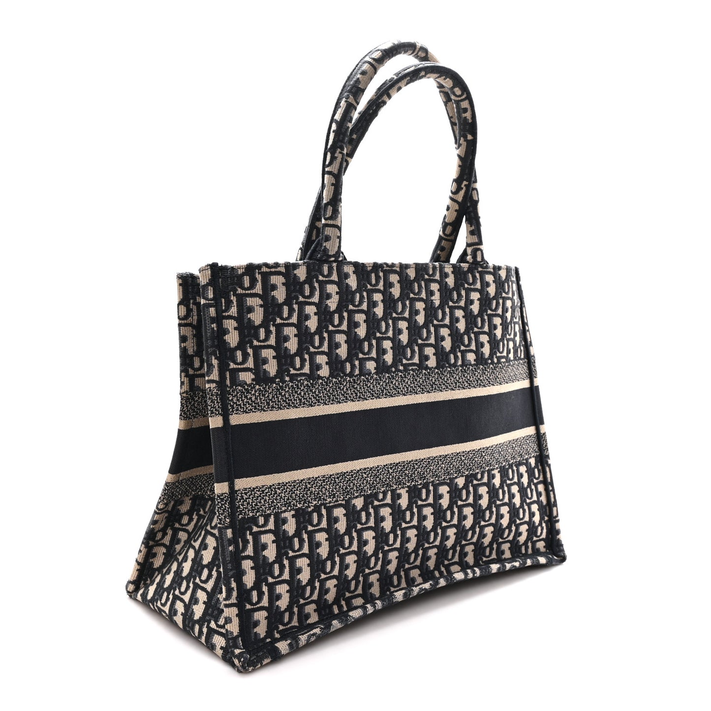 Oblique Medium Book Tote Blue Multicolor