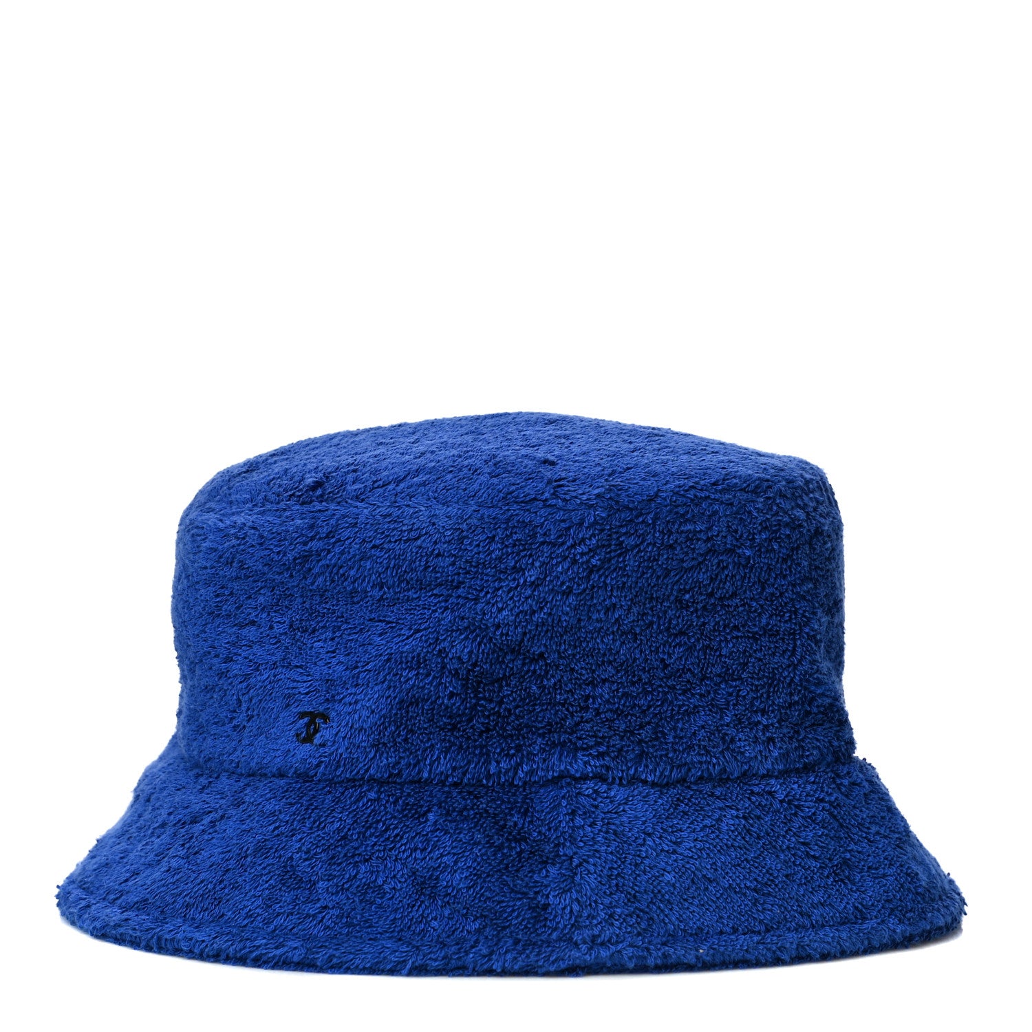 Chanel Cotton Terrycloth CC Bucket Hat M Blue 2 of 9