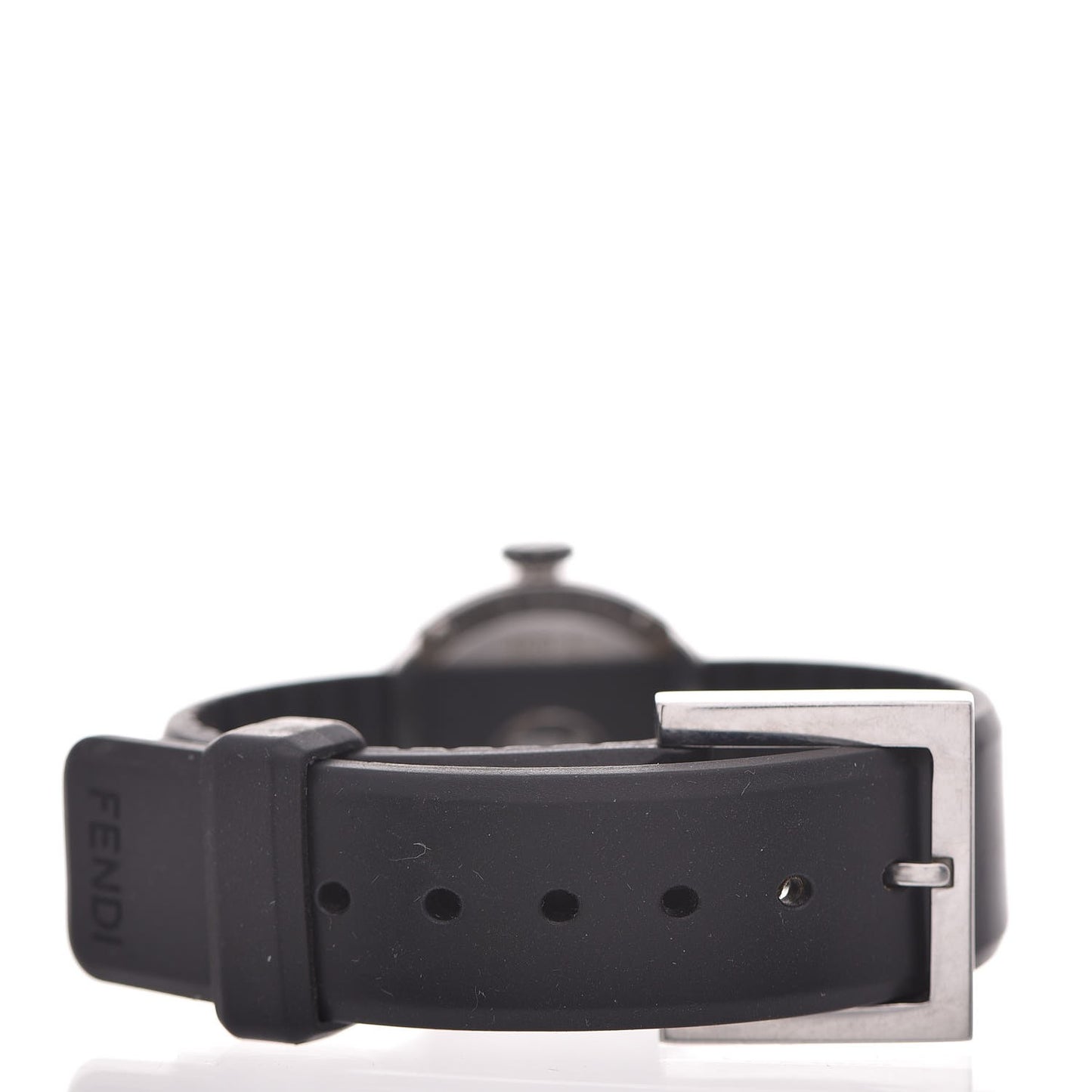 Stainless Steel Rubber 27mm Bussola Bubble Quartz Watch Black