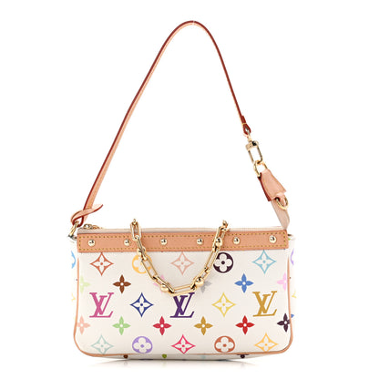 Louis Vuitton LV X TM Monogram Multicolor Pochette Accessories White 1 of 9