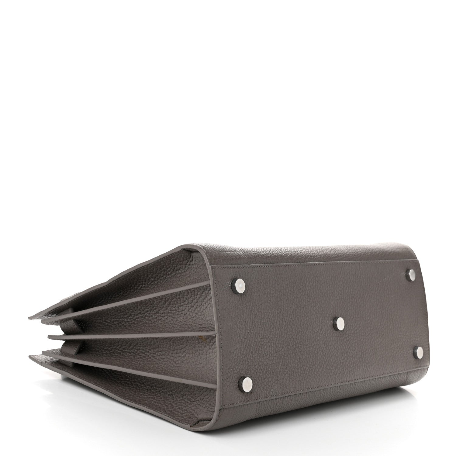 Saint Laurent Grained Calfskin Small Sac De Jour Fog 4 of 11