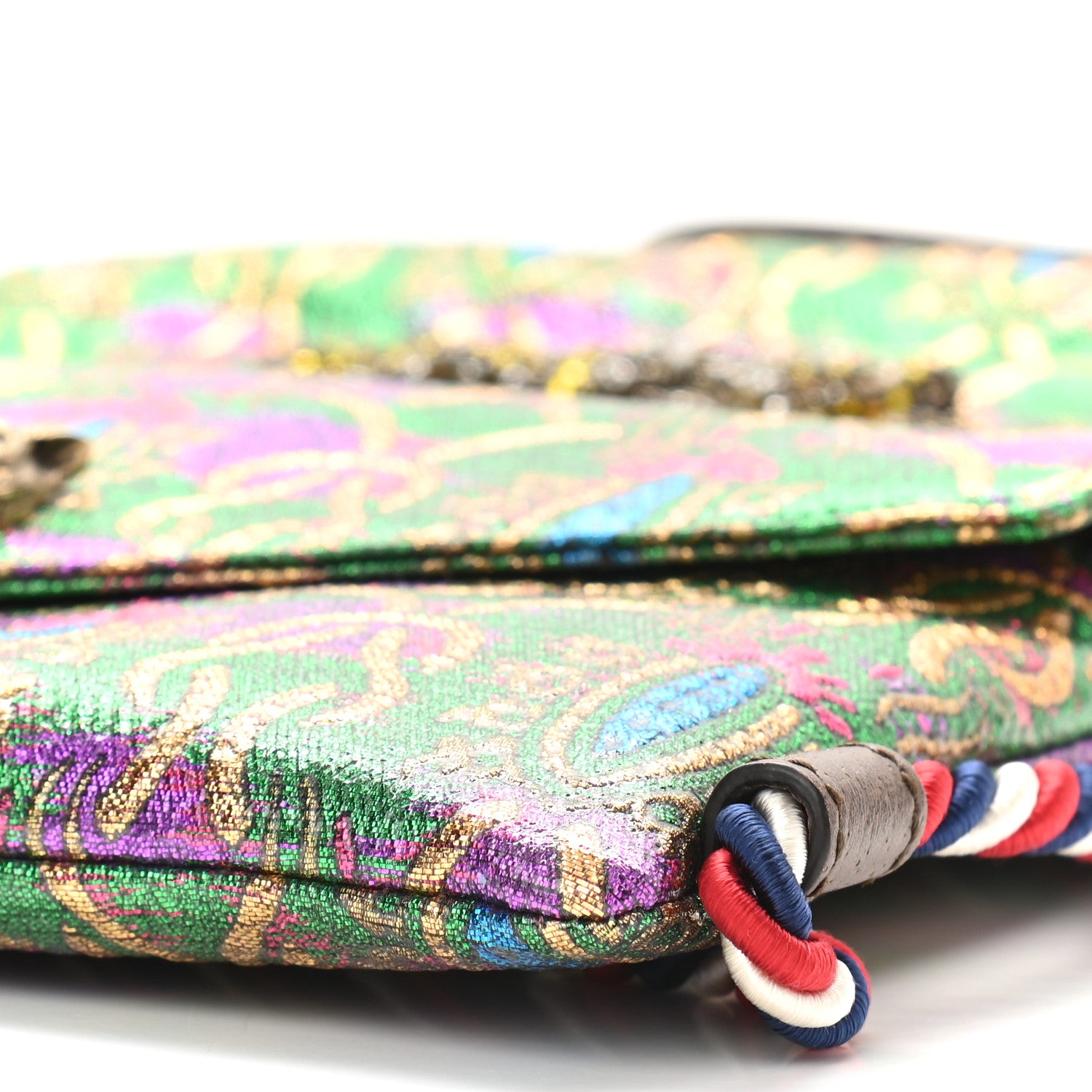 Gucci Brocade Animalier Bow Drawstring Backpack Multicolor 10 of 10