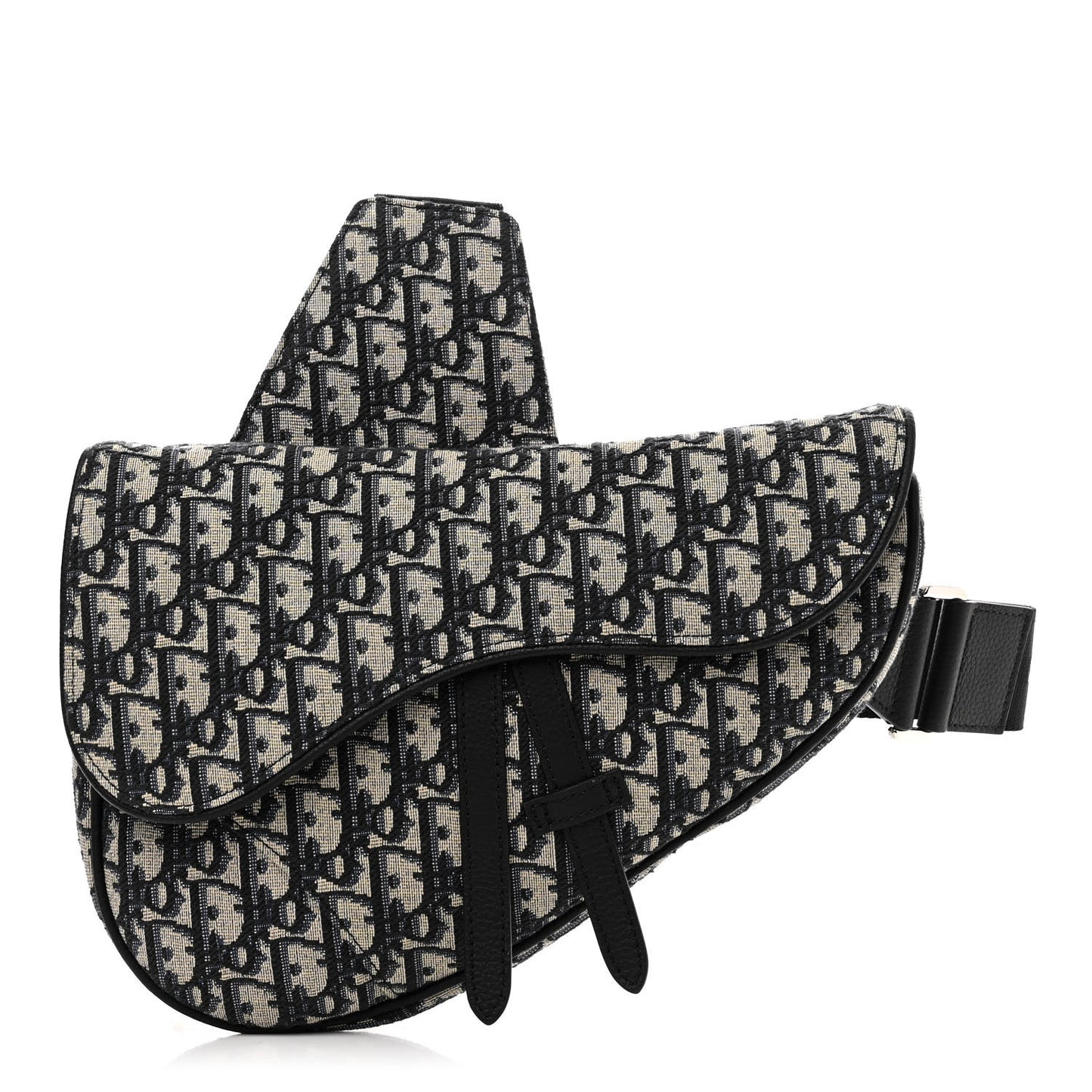 Oblique Mens Saddle Bag Blue
