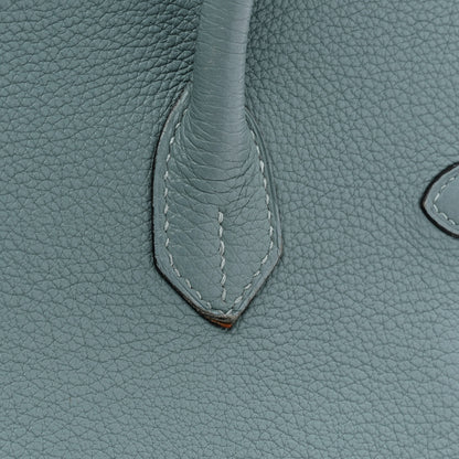 Hermes Taurillon Clemence Birkin 35 Ciel 20 of 20