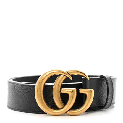 Gucci Calfskin Double G 40mm Belt 90 36  Black 1 of 7
