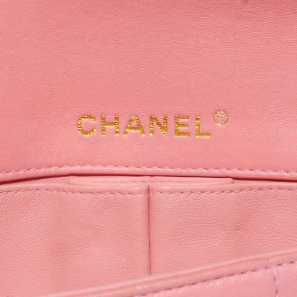 Chanel Lambskin East West Chocolate Bar Flap Pink 5 of 7