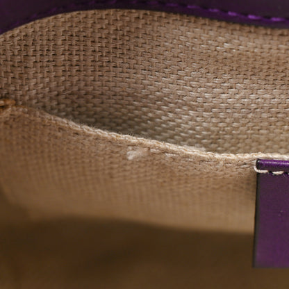 Gucci Calfskin Small Snaffle Bit Shoulder Bag Purple 12 of 13