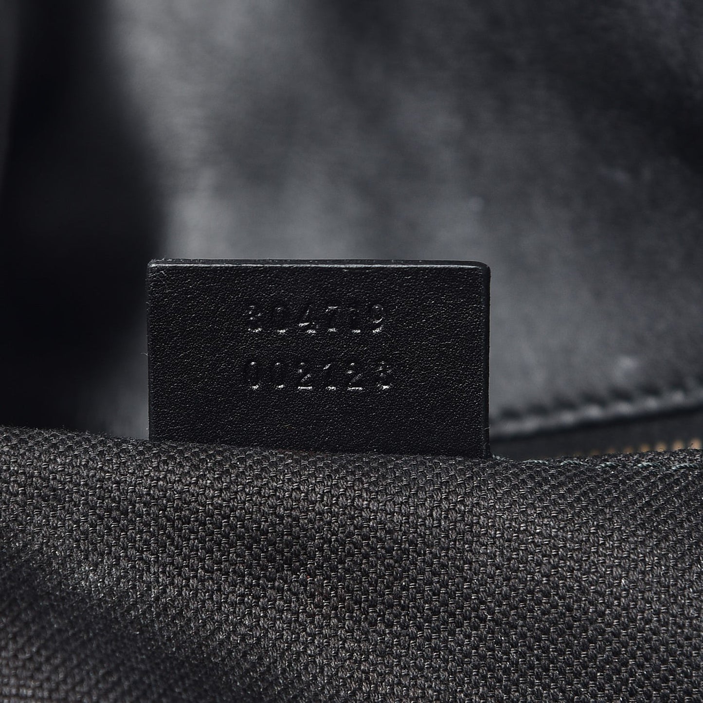 Suede Calfskin Brocade Soft Stirrup Clutch Black