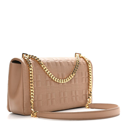Burberry Lambskin Quilted Medium Lola Bag Camel 2 of 8